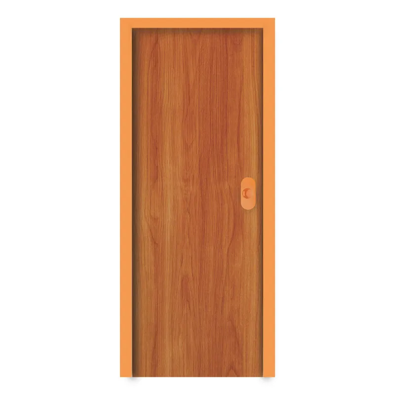 POLYWOOD DOOR VG BROWN PVC DOOR SERIES PLAIN WOOD